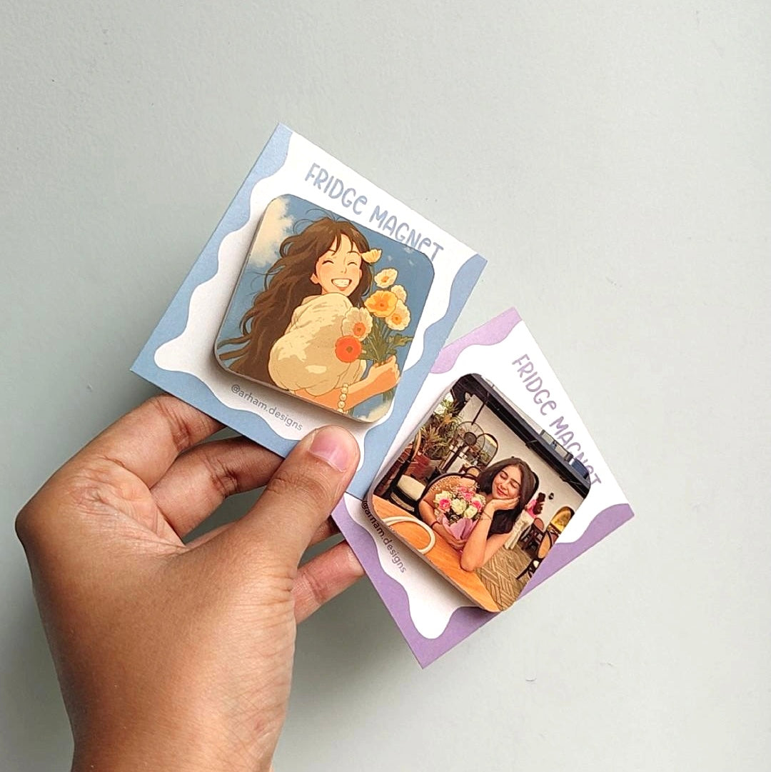 Ghibli style photo magnet