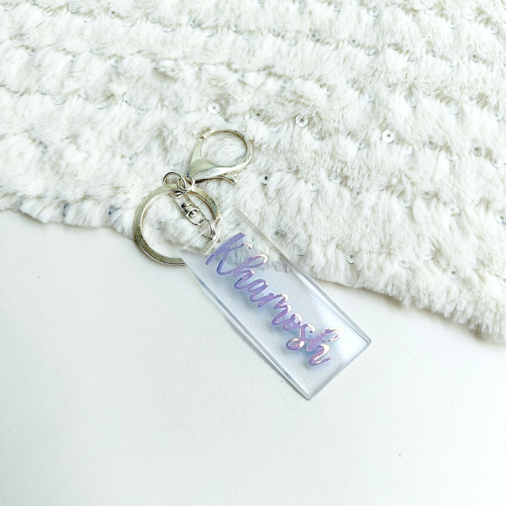 Custom keychain- Rectangle