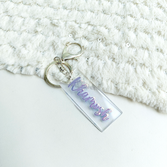 Custom keychain- Rectangle