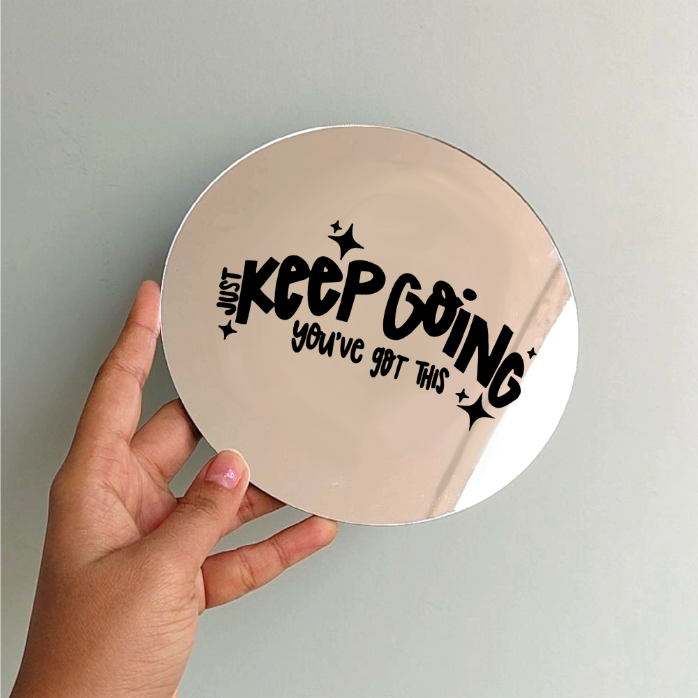 Just keep going