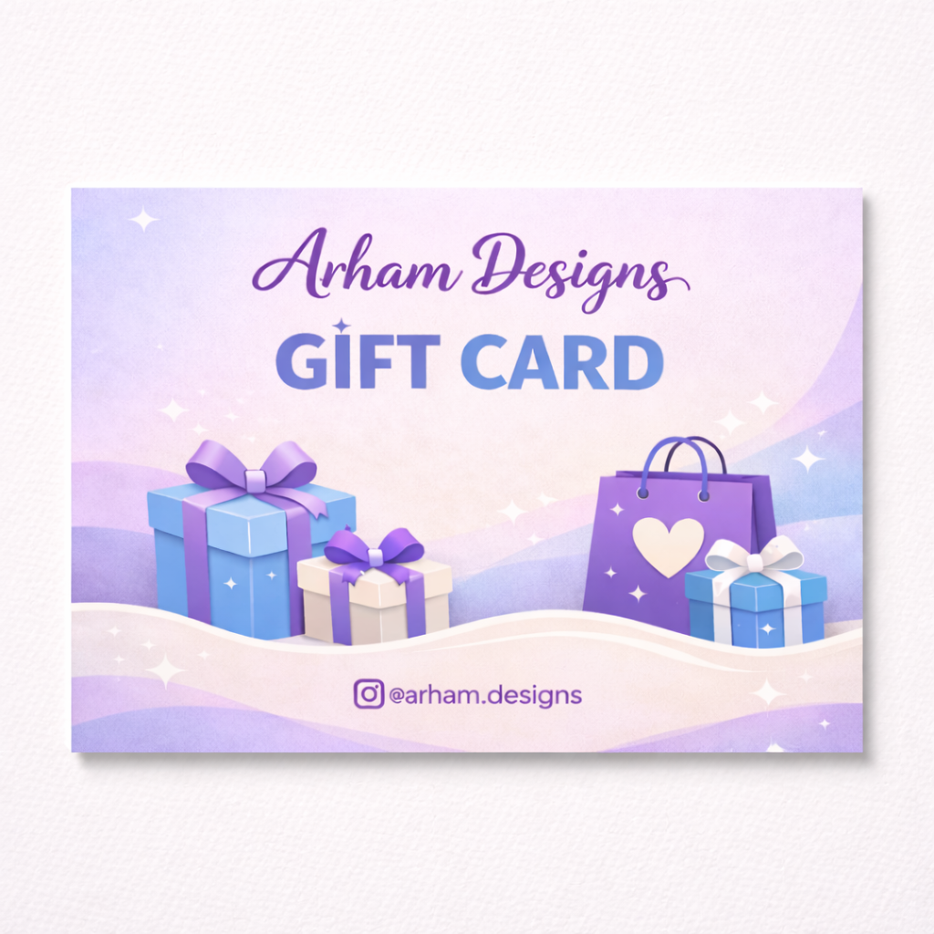 Arham Designs Gift Card